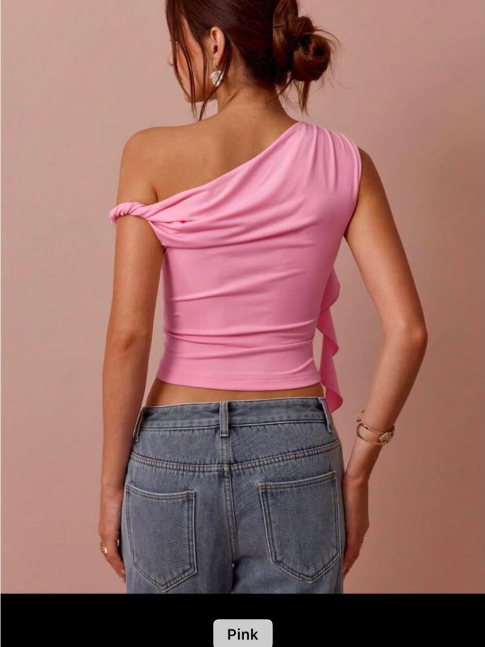 One shoulder top - Picture 2 of 4